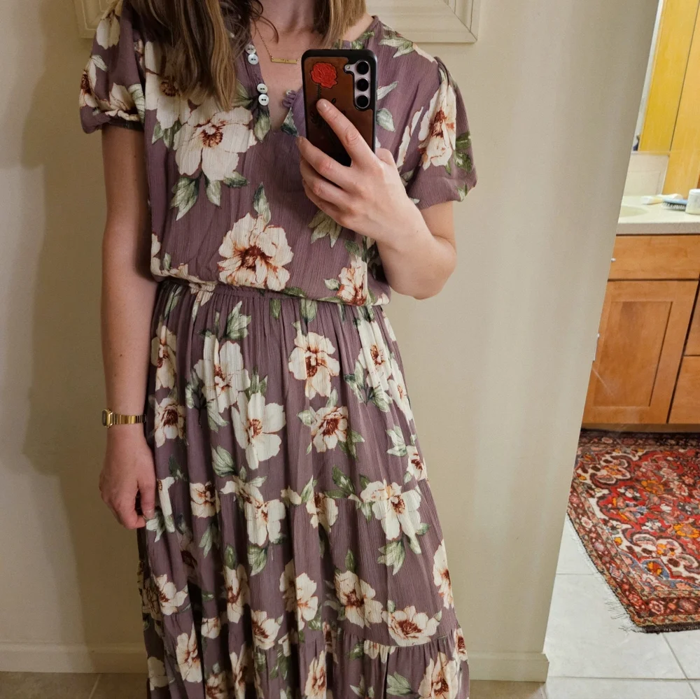 Christy Dawn Robin Dress Lilac Bloom M/L - Picture 6 of 7